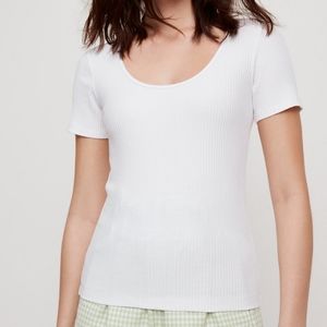 Aritzia Wilfred black maelle t-shirt size M